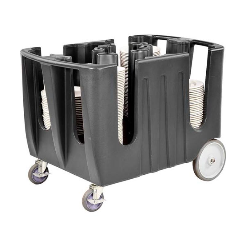 Xe chở bát đĩa chuyên dụng màu ghi xám