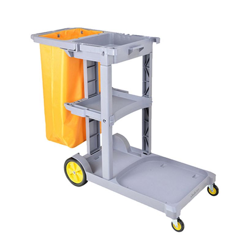 Xe làm vệ sinh 3 tầng chữ L không nắp