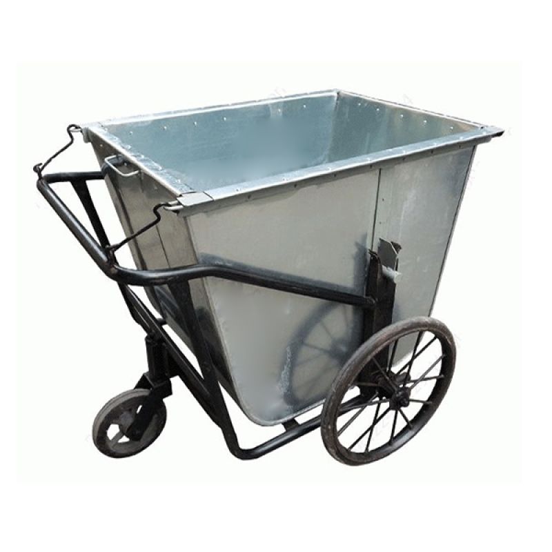 Bán xe gom rác 500L đẩy tay 3 bánh bằng tôn giá rẻ