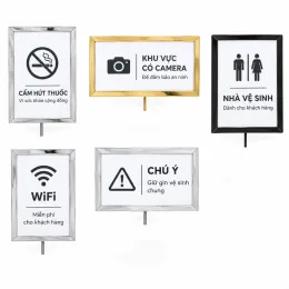 Bảng thông báo gắn đầu cột chắn dây chùng A3 A4
