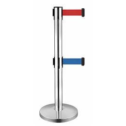 Cột chắn inox 2 dây kéo căng