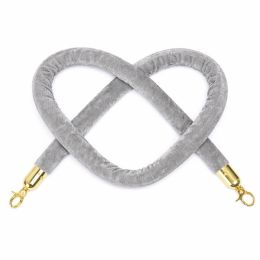 Dây nhung màu xám cho cột chắn