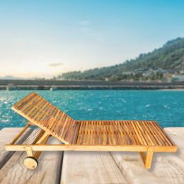 Ghế hồ bơi bằng gỗ