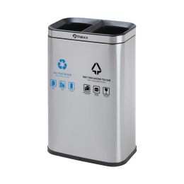 Thùng rác inox 2 ngăn văn phòng