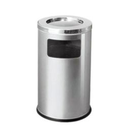 Thùng rác gạt tàn inox Ø38cm