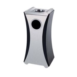 Thùng rác inox cao cấp có gạt tàn