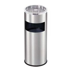 Thùng đựng rác inox A35-A trắng
