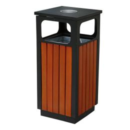 Thùng rác ngoài trời bằng gỗ A78-D