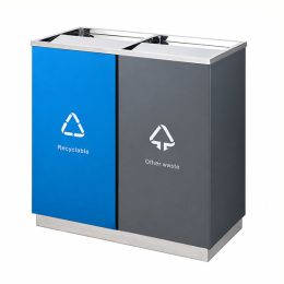 Thùng rác phân loại rác thải Inox 