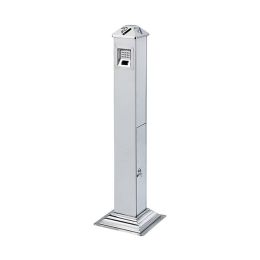 Trụ inox đựng tàn thuốc lá