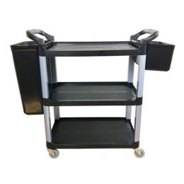 Xe đẩy dọn bàn ăn đa năng khung nhôm tam giác