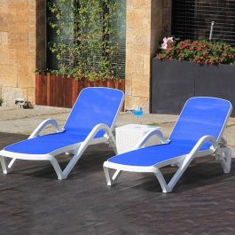 Ghế bể bơi vải lưới teslin