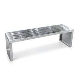 Ghế công viên không tựa bằng inox