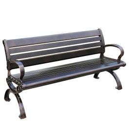 Ghế dài ngoài trời nhôm đúc