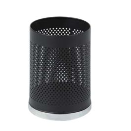 Sọt rác văn phòng thép sơn đen 