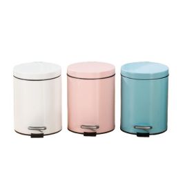 Thùng rác đạp chân nhiều màu