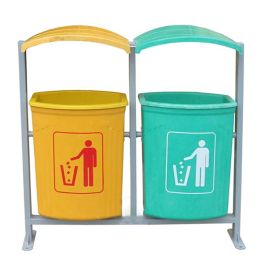 Thùng rác đôi composite