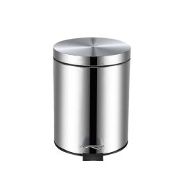 Thùng rác inox 304 đạp chân tròn 5L