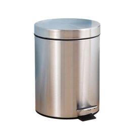 Thùng rác inox 304 đạp chân tròn 8L