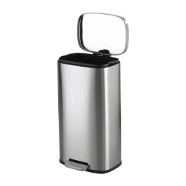 Thùng rác inox đạp chân vuông 20L