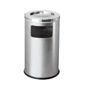 Thùng rác gạt tàn inox Ø38cm