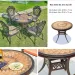 Đặc điểm bàn sân vườn hình tròn bằng nhôm đúc