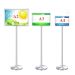 Bảng thông tin inox trắng 2 mặt 