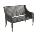 Ghế nhôm đúc dạng sofa đôi 2 chỗ ngồi
