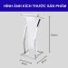 Kích thước bục phát biểu màu trắng