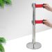 Cột chắn inox 2 dây kéo căng