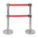 Cột chắn inox 2 dây kéo căng