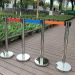 Cột chắn inox dây kéo