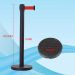 Cột chắn inox đen dây căng