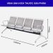 Ghế băng chờ inox 4 chỗ