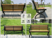 Ghế dài công viên composite có tựa phù hợp với nhiều không gian sân vườn Ghế dài công viên composite có tựa phù hợp với nhiều không gian sân vườn