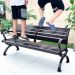 Ghế dài ngoài trời nhôm đúc