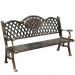 Ghế nhôm đúc dài sân vườn có tựa PTGN-10