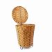 Sọt rác mây nhựa có nắp