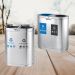 Thùng đựng rác inox 2 ngăn không nắp