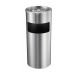 Thùng đựng rác inox A35-A trắng