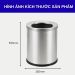 Thùng đựng rác văn phòng inox nắp hở
