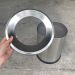 Thùng đựng rác văn phòng inox nắp hở