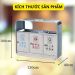 Thùng rác 3 ngăn inox có gạt tàn