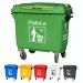 Thùng rác 660L công nghiệp nhiều màu