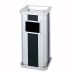 Thùng rác bằng inox khối chữ nhật