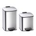 Thùng rác inox đạp chân vuông Paloca