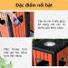 Thùng rác gỗ có gạt tàn thuốc