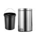 Thùng rác inox 304 đạp chân tròn 30L