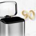 Thùng rác inox đạp chân vuông