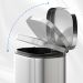 Thùng rác inox đạp chân vuông 16L